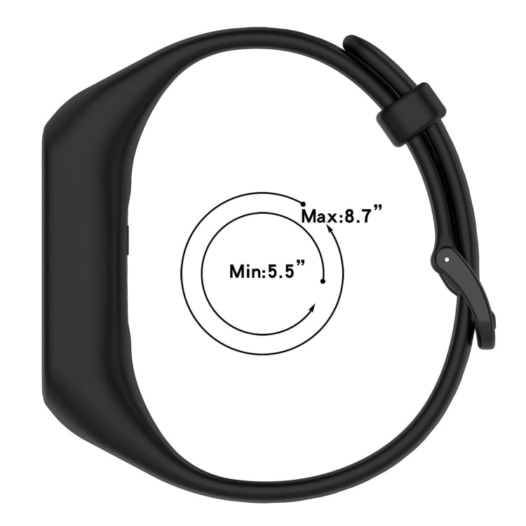For Keep Band B2 Solid Color Integrated Silicone Watch Band(White) - Smart Wear by PMC TechLife | Online Shopping South Africa | PMC TechLife