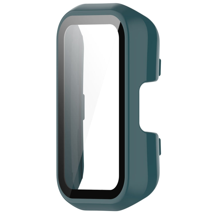 For Keep Band B3 PC + Tempered Glass Film Integrated Watch Protective Case(Pine Green) - Smart Wear by PMC TechLife | Online Shopping South Africa | PMC TechLife