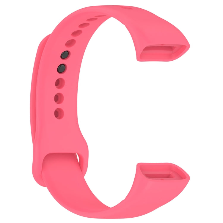 For Mambo Band 5 / 5S Solid Color Silicone Replacement Watch Band(Rose Red) - Smart Wear by PMC Jewellery | Online Shopping South Africa | PMC Jewellery