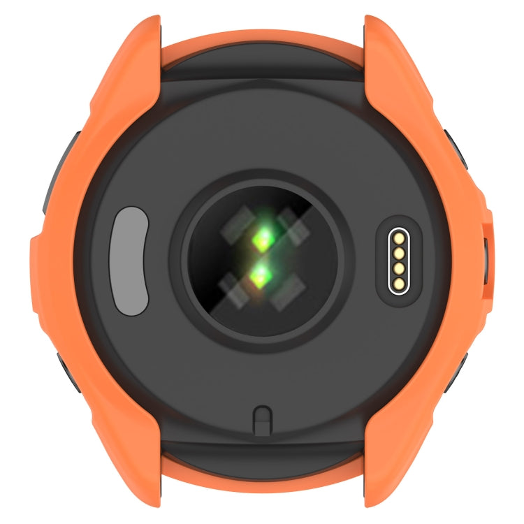 For Garmin Forerunner 965 Armor Hollow Watch Protective Case(Orange) - Watch Cases by PMC Jewellery | Online Shopping South Africa | PMC Jewellery