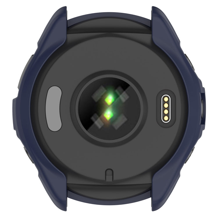 For Garmin Forerunner 965 Armor Hollow Watch Protective Case(Midnight Blue) - Watch Cases by PMC Jewellery | Online Shopping South Africa | PMC Jewellery