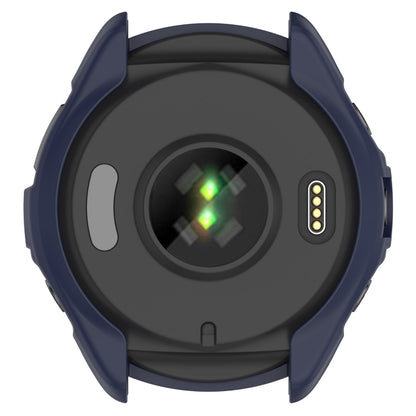 For Garmin Forerunner 965 Armor Hollow Watch Protective Case(Midnight Blue) - Watch Cases by PMC Jewellery | Online Shopping South Africa | PMC Jewellery