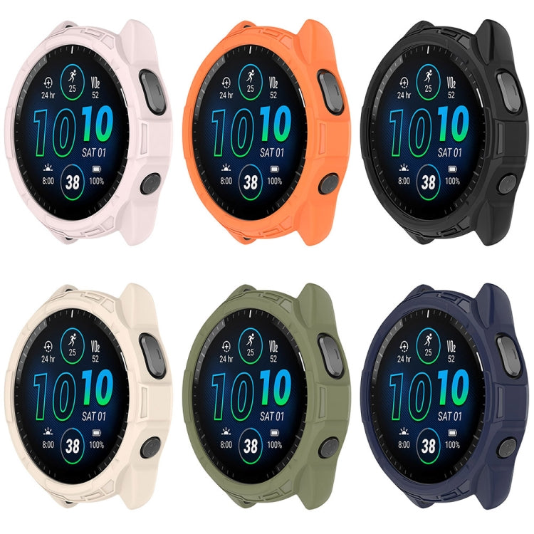 For Garmin Forerunner 965 Armor Hollow Watch Protective Case(Midnight Blue) - Watch Cases by PMC TechLife | Online Shopping South Africa | PMC TechLife