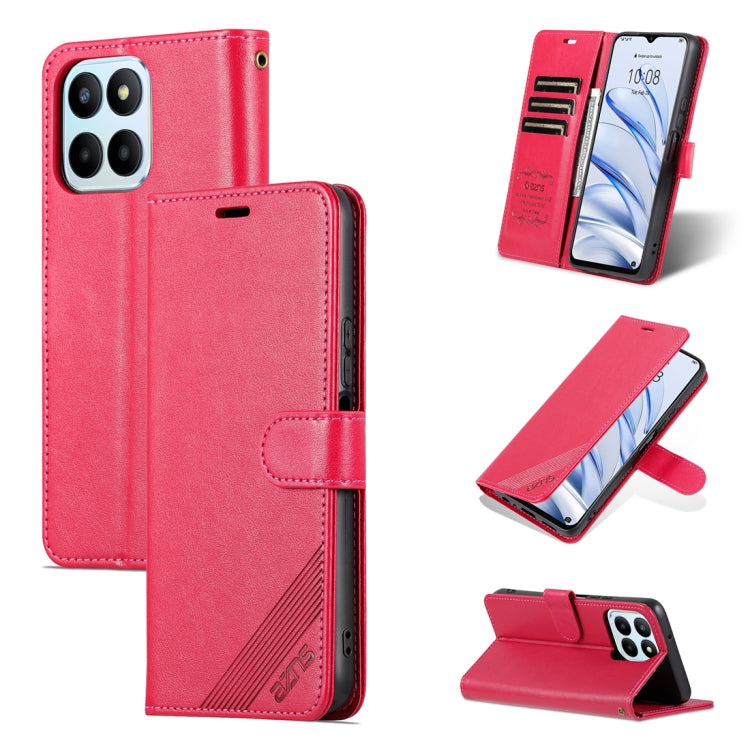 For Honor 70 Lite AZNS Sheepskin Texture Flip Leather Phone Case(Red) - free shipping - PMC TechLife - Order now!