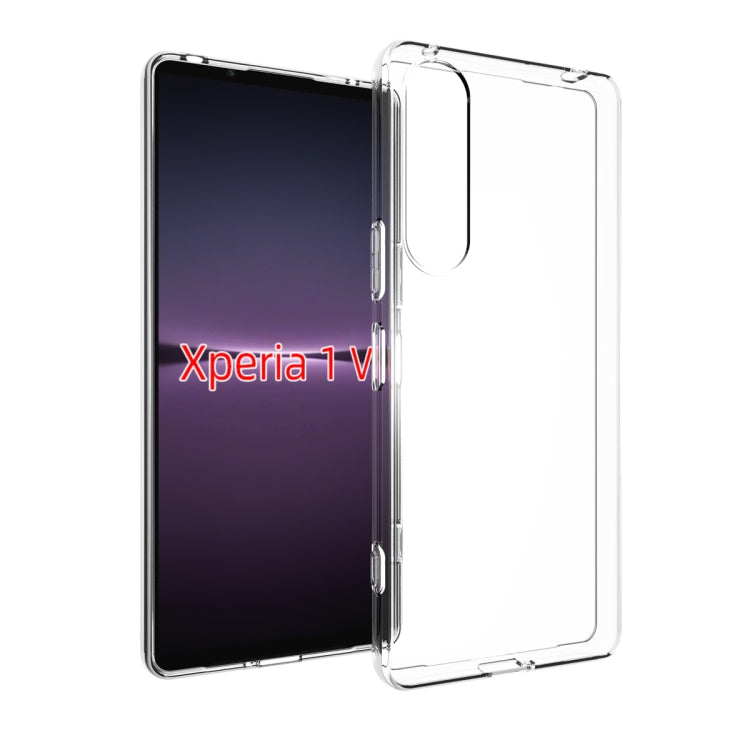 For Sony Xperia 1 V Waterproof Texture TPU Phone Case(Transparent) - Sony Cases by PMC Jewellery | Online Shopping South Africa | PMC Jewellery