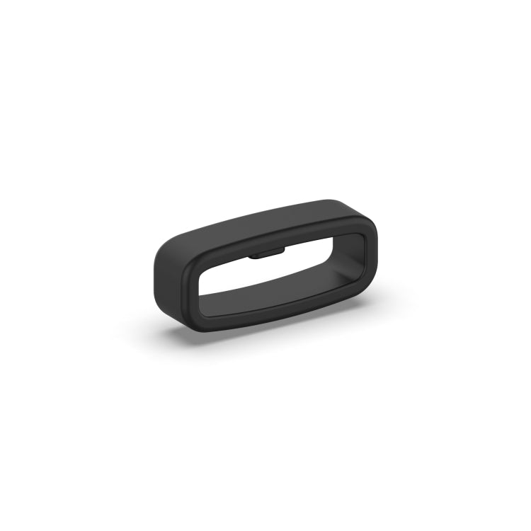 20mm 10pcs Universal Watch Band Fixed Silicone Ring Safety Buckle(Black) -  by PMC TechLife | Online Shopping South Africa | PMC TechLife