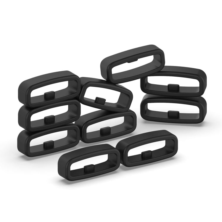 20mm 10pcs Universal Watch Band Fixed Silicone Ring Safety Buckle(Starlight Color) -  by PMC TechLife | Online Shopping South Africa | PMC TechLife | Buy Now Pay Later Mobicred