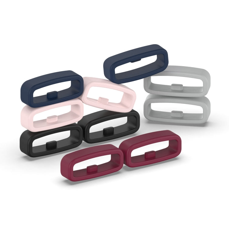 20mm 10pcs Universal Watch Band Fixed Silicone Ring Safety Buckle(Starlight Color) -  by PMC TechLife | Online Shopping South Africa | PMC TechLife | Buy Now Pay Later Mobicred