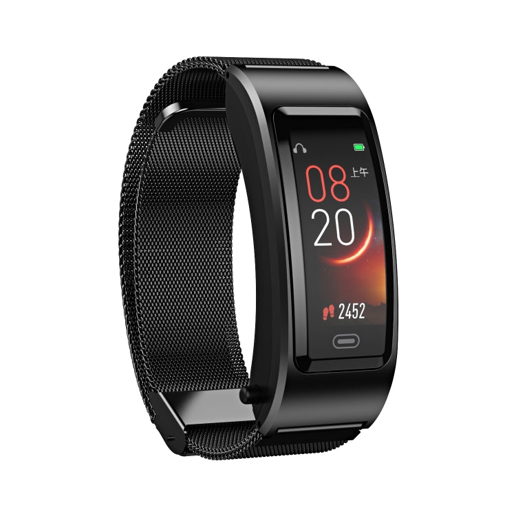 B7 Bluetooth Earphone Smart Bracelet, Support Sleep Monitoring / Blood Oxygen Monitoring / Heart Rate Monitoring(Black + Black Steel Chain) - free shipping - PMC TechLife - Order now!