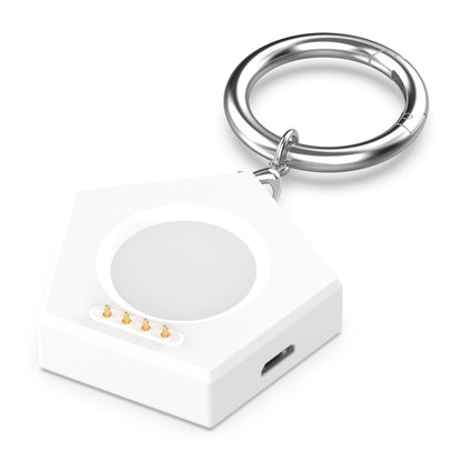 For OPPO Watch 3 / Watch 3 Pro Portable Universal Smart Watch Charger, Port:Micro-USB(White) -  by PMC Jewellery | Online Shopping South Africa | PMC Jewellery