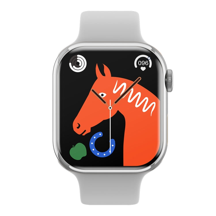 IW9 2.05 inch Square Screen Smart Watch Supports Bluetooth Calls/Blood Oxygen Monitoring(Silver) -  by PMC TechLife | Online Shopping South Africa | PMC TechLife