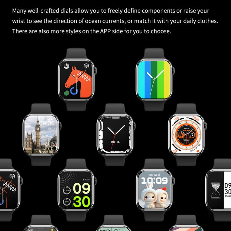 IW9 2.05 inch Square Screen Smart Watch Supports Bluetooth Calls/Blood Oxygen Monitoring(Rose Gold) - Smart Watches by PMC TechLife | Online Shopping South Africa | PMC TechLife