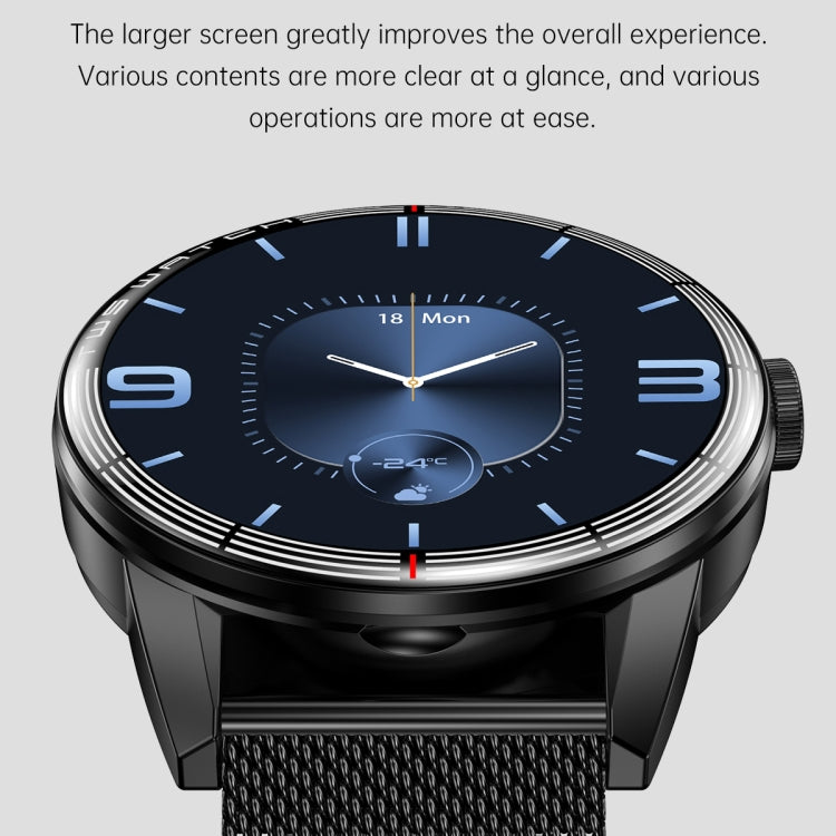 R6 1.32 inch Round Screen 2 in 1 Bluetooth Earphone Smart Watch, Support Bluetooth Call / Health Monitoring(Black Silicone Strap) - Smart Watches by PMC TechLife | Online Shopping South Africa | PMC TechLife
