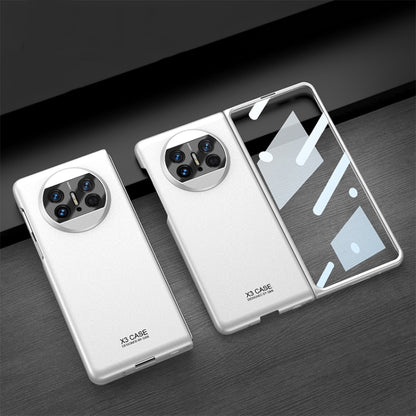 For Huawei Mate X3 GKK Integrated Ultra-thin Full Coverage Phone Flip Case(Silver) - Huawei Cases by GKK | Online Shopping South Africa | PMC Jewellery