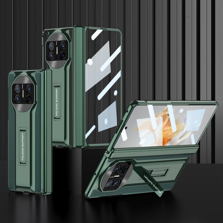 For Huawei Mate X3 GKK Integrated Magnetic Folding Supercar Phone Case(Green) - Huawei Cases by GKK | Online Shopping South Africa | PMC TechLife | Buy Now Pay Later Mobicred