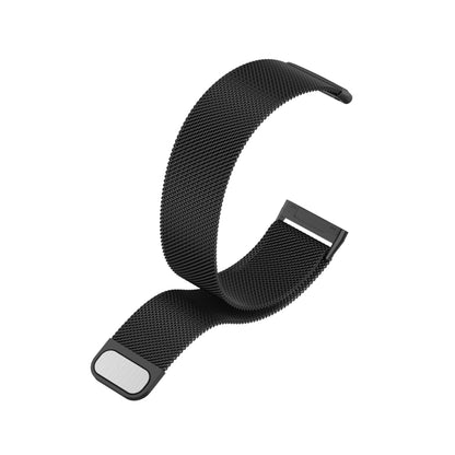 For Fitbit Versa 4 Milanese Magnetic Metal Weave Watchband, Small Size(Black) -  by PMC Jewellery | Online Shopping South Africa | PMC Jewellery