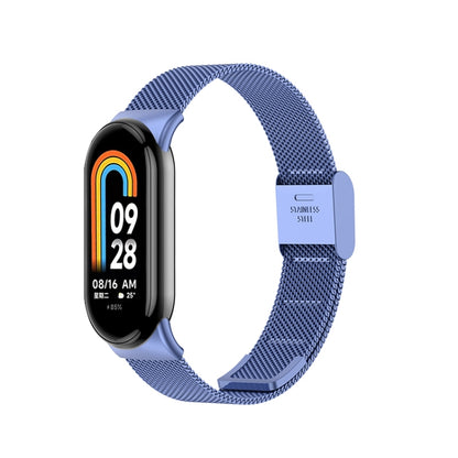 For Xiaomi Mi Band 8 Milanese Buckle Metal Watch Band(Midnight Blue) -  by PMC Jewellery | Online Shopping South Africa | PMC Jewellery