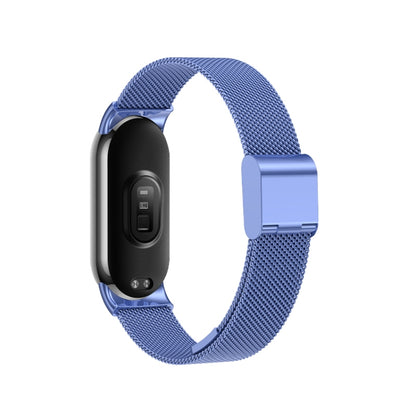 For Xiaomi Mi Band 8 Milanese Buckle Metal Watch Band(Midnight Blue) -  by PMC Jewellery | Online Shopping South Africa | PMC Jewellery