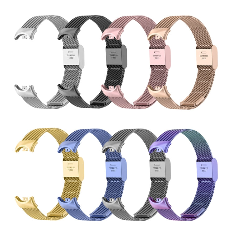 For Xiaomi Mi Band 8 Milanese Buckle Metal Watch Band(Colorful) -  by PMC Jewellery | Online Shopping South Africa | PMC Jewellery