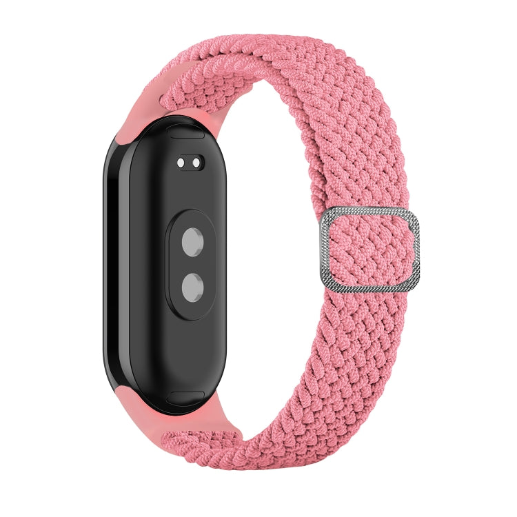 For Xiaomi Mi Band 8 Adjustable Nylon Braided Elasticity Watch Band(Pink) -  by PMC Jewellery | Online Shopping South Africa | PMC Jewellery