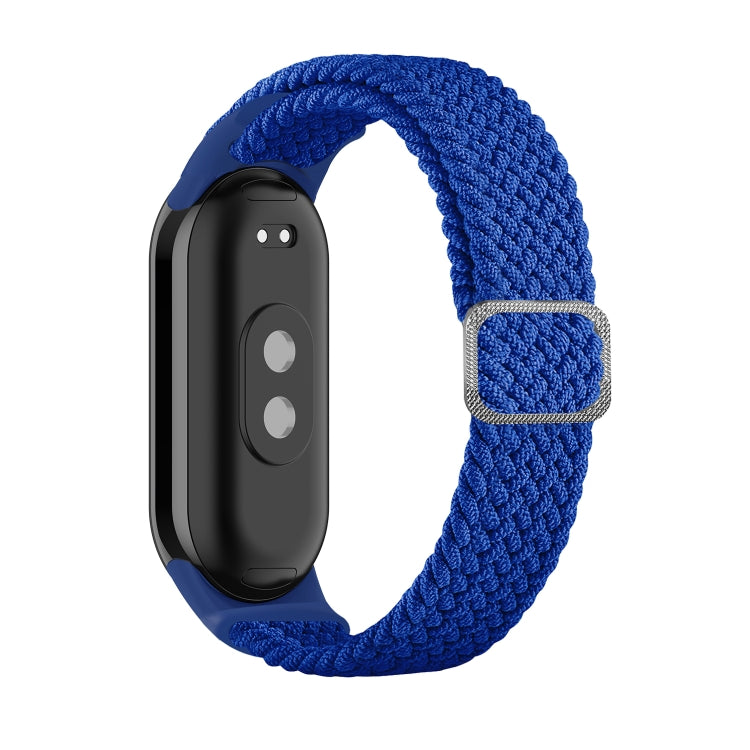 For Xiaomi Mi Band 8 Adjustable Nylon Braided Elasticity Watch Band(Blue) -  by PMC Jewellery | Online Shopping South Africa | PMC Jewellery