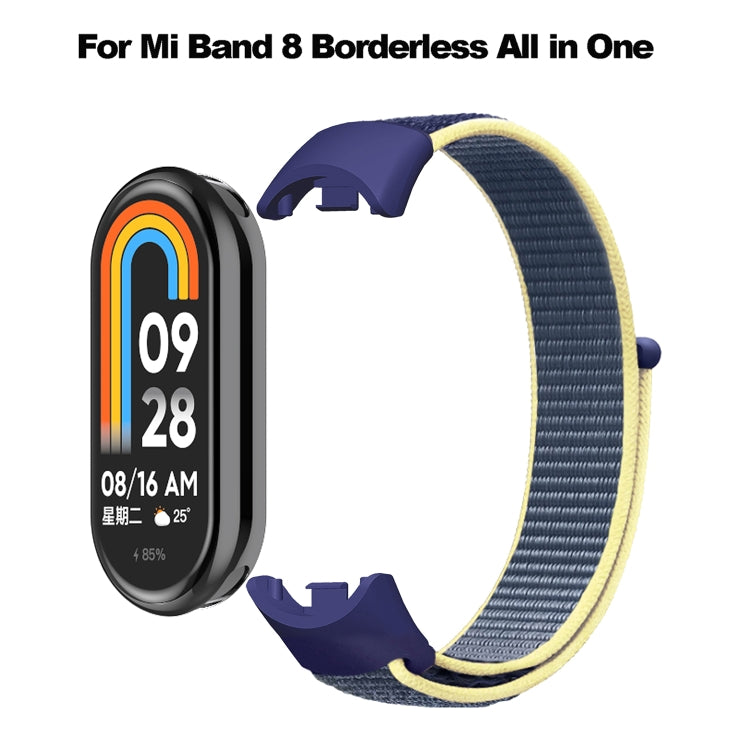 For Xiaomi Mi Band 8 Loop Nylon Replacement Watch Band(Cape Cod Blue) -  by PMC Jewellery | Online Shopping South Africa | PMC Jewellery