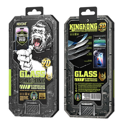 For iPhone 14 WK WTP-066 King Kong Vacha 9D Curved HD Tempered Glass Film(Black) - iPhone 14 Tempered Glass by WK | Online Shopping South Africa | PMC Jewellery