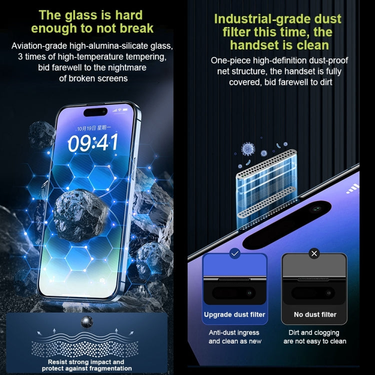 For iPhone 13 WK WTP-067 King Kong Vacha 9D Curved Privacy Tempered Glass Film(Black) - iPhone 13 Tempered Glass by WK | Online Shopping South Africa | PMC Jewellery