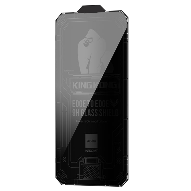 For iPhone 13 Pro Max WK WTP-067 King Kong Vacha 9D Curved Privacy Tempered Glass Film(Black) - iPhone 13 Pro Max Tempered Glass by WK | Online Shopping South Africa | PMC TechLife | Buy Now Pay Later Mobicred