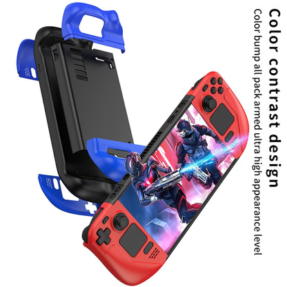 GKK For Steam Deck Color Contrast Anti-fall Game Console Case(Red) - Accessories by GKK | Online Shopping South Africa | PMC Jewellery