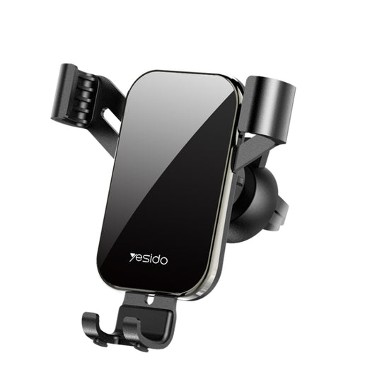 Yesido C87 Car Air Outlet Mirror Gravity Phone Mount Holder(Black) - Car Holders by Yesido | Online Shopping South Africa | PMC Jewellery