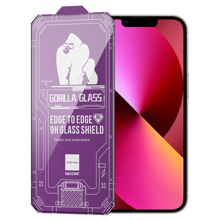 For iPhone 13 WK WTP-068 King Kong Vacha Corning 9D Curved HD Tempered Glass Film(Black) - iPhone 13 Tempered Glass by WK | Online Shopping South Africa | PMC TechLife | Buy Now Pay Later Mobicred