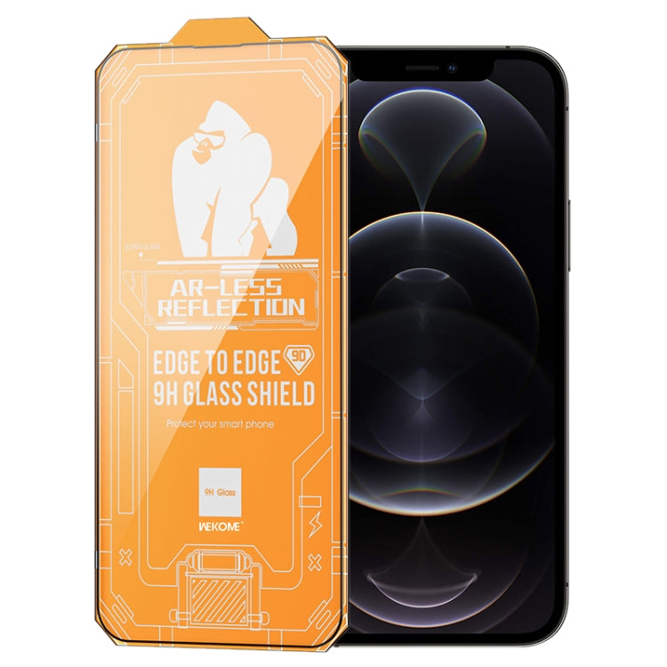 For iPhone 12 Pro WK WTP-069 King Kong Vacha 9D Curved AR HD Tempered Glass Film(Black) - iPhone 12 / 12 Pro Tempered Glass by WK | Online Shopping South Africa | PMC TechLife | Buy Now Pay Later Mobicred