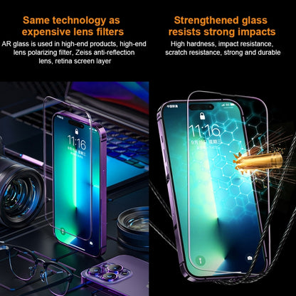 For iPhone 14 WK WTP-070 King Kong Vacha 9D Curved AR Frosted Tempered Glass Film(Black) - iPhone 14 Tempered Glass by WK | Online Shopping South Africa | PMC Jewellery