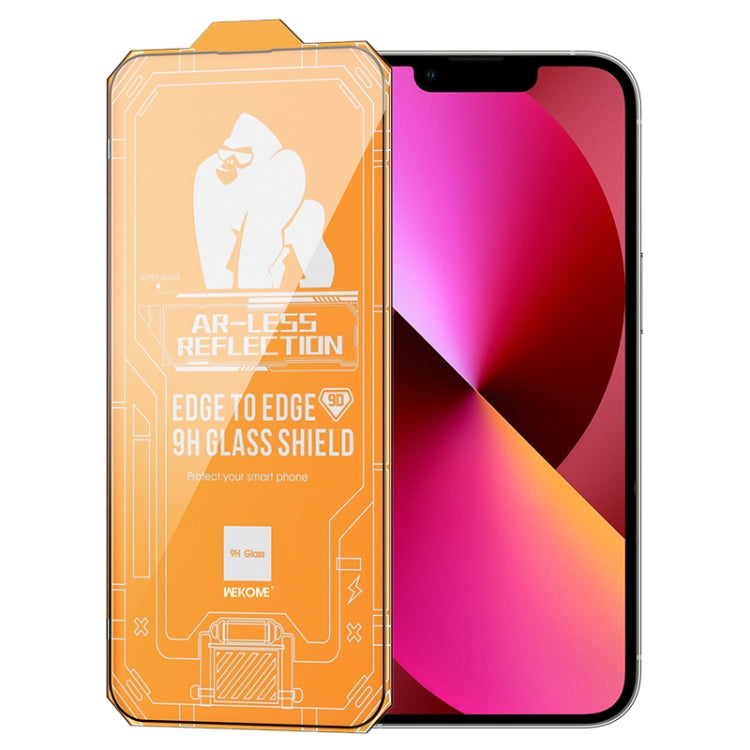 For iPhone 13 WK WTP-070 King Kong Vacha 9D Curved AR Frosted Tempered Glass Film(Black) - iPhone 13 Tempered Glass by WK | Online Shopping South Africa | PMC TechLife