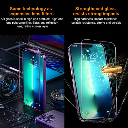 For iPhone 13 Pro Max WK WTP-070 King Kong Vacha 9D Curved AR Frosted Tempered Glass Film(Black) - iPhone 13 Pro Max Tempered Glass by WK | Online Shopping South Africa | PMC Jewellery