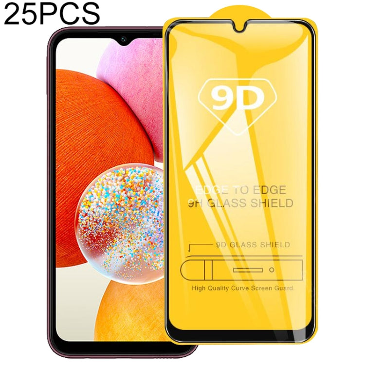 For Samsung Galaxy A14 5G 25pcs 9D Full Glue Full Screen Tempered Glass Film - free shipping - PMC TechLife - Order now!