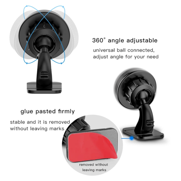 Yesido C60 Car 360 Degree Rotation Magnetic Phone Holder(Black) - Car Holders by Yesido | Online Shopping South Africa | PMC Jewellery
