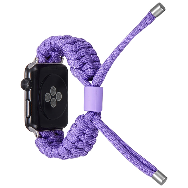 Stretch Plain Silicone Bean Watch Band For Apple Watch 7 41mm(Light Purple) -  by PMC Jewellery | Online Shopping South Africa | PMC Jewellery