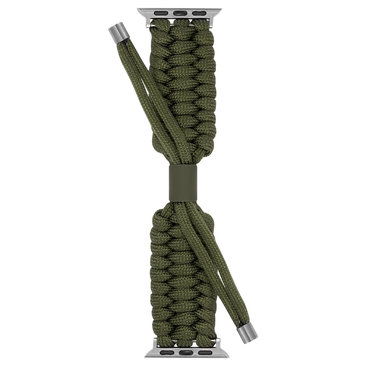 Stretch Plain Silicone Bean Watch Band For Apple Watch SE 2022 40mm(Army Green) -  by PMC Jewellery | Online Shopping South Africa | PMC Jewellery