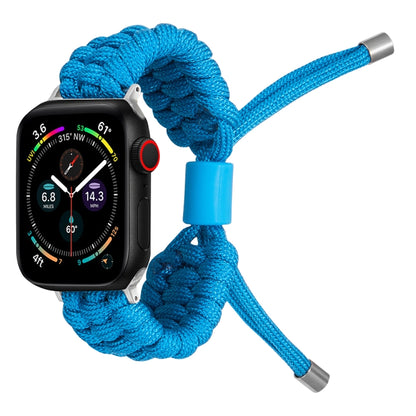 Stretch Plain Silicone Bean Watch Band For Apple Watch SE 2022 44mm(Sky Blue) -  by PMC Jewellery | Online Shopping South Africa | PMC Jewellery