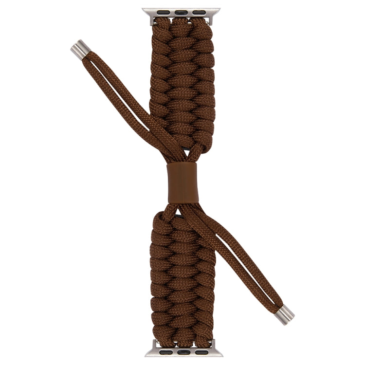 Stretch Plain Silicone Bean Watch Band For Apple Watch SE 40mm(Coffee Brown) -  by PMC TechLife | Online Shopping South Africa | PMC TechLife