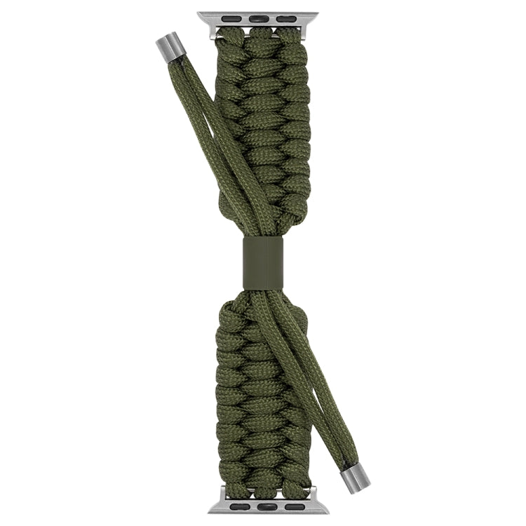 Stretch Plain Silicone Bean Watch Band For Apple Watch 6 40mm(Army Green) -  by PMC TechLife | Online Shopping South Africa | PMC TechLife