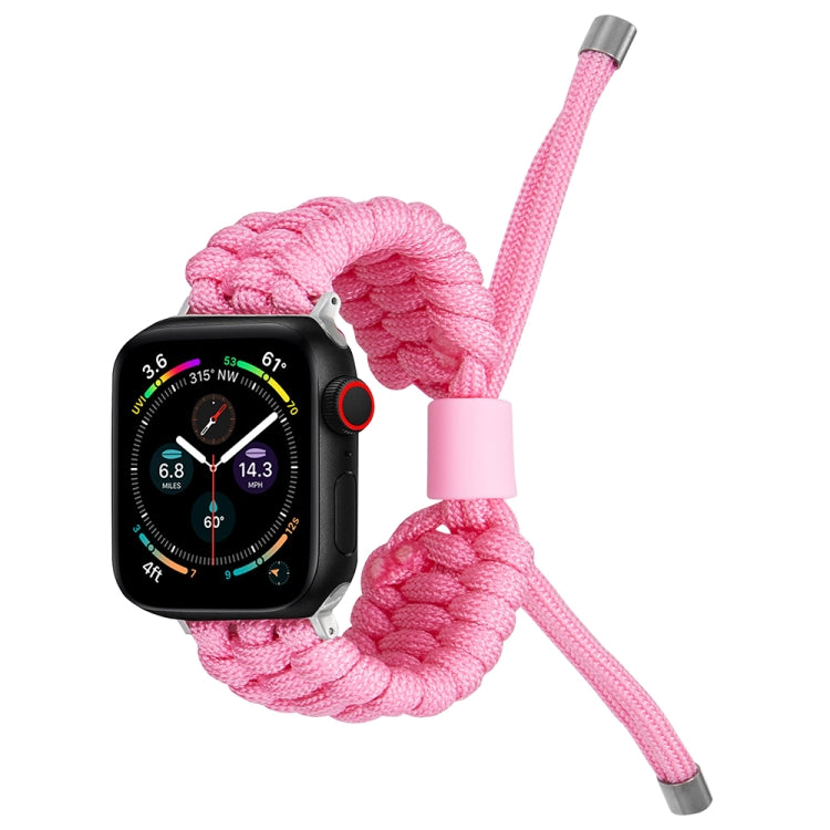 Stretch Plain Silicone Bean Watch Band For Apple Watch 6 44mm(Light Pink) -  by PMC TechLife | Online Shopping South Africa | PMC TechLife
