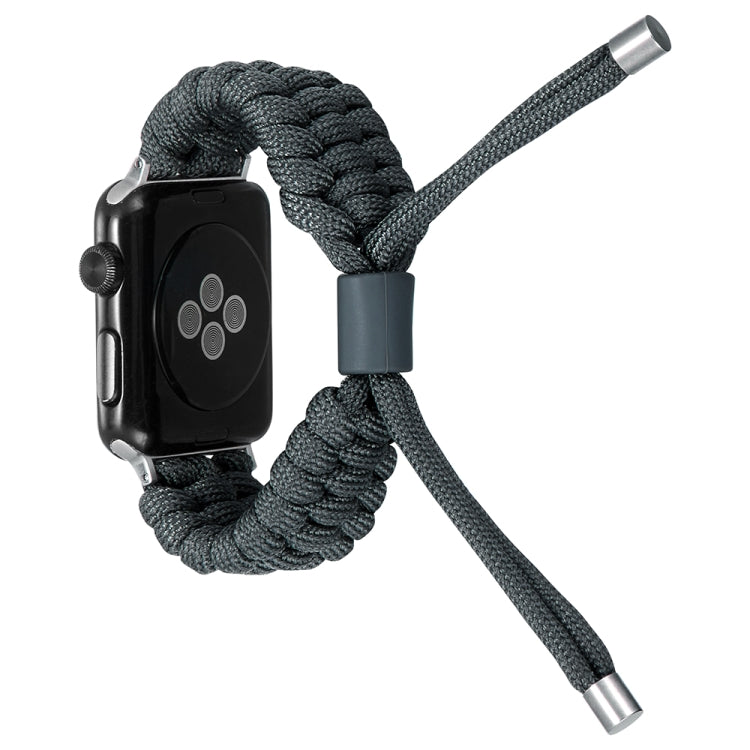 Stretch Plain Silicone Bean Watch Band For Apple Watch 5 40mm(Dark Grey) -  by PMC TechLife | Online Shopping South Africa | PMC TechLife