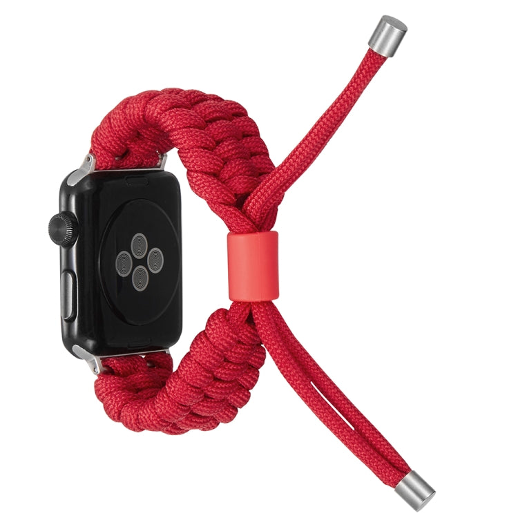 Stretch Plain Silicone Bean Watch Band For Apple Watch 4 44mm(Red) -  by PMC Jewellery | Online Shopping South Africa | PMC Jewellery