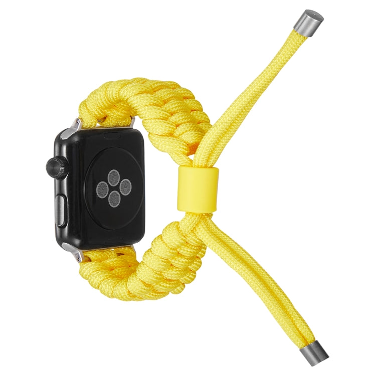 Stretch Plain Silicone Bean Watch Band For Apple Watch 4 44mm(Yellow) -  by PMC TechLife | Online Shopping South Africa | PMC TechLife