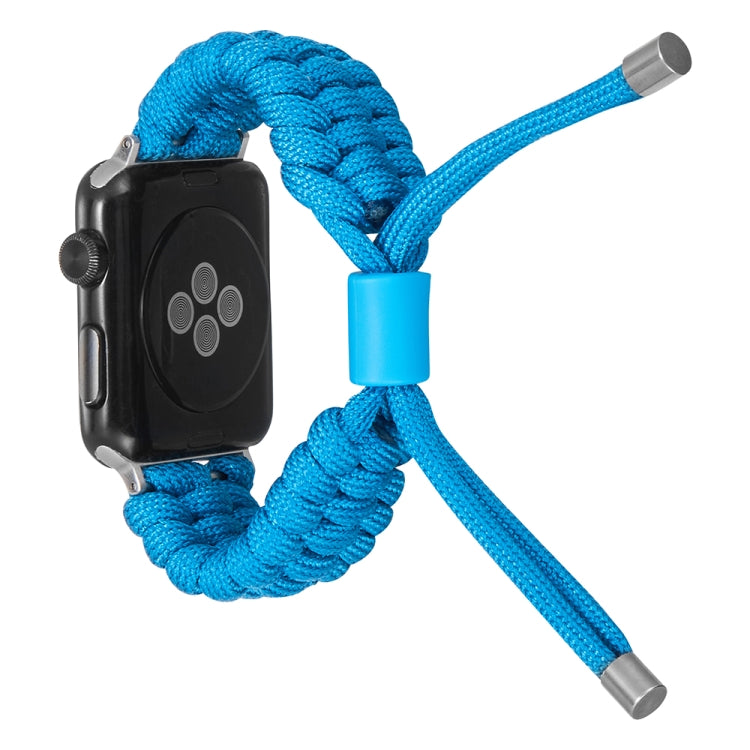 Stretch Plain Silicone Bean Watch Band For Apple Watch 38mm(Sky Blue) -  by PMC TechLife | Online Shopping South Africa | PMC TechLife