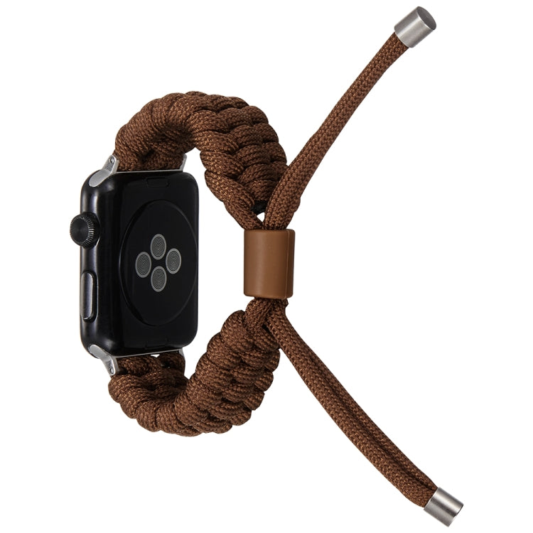 Stretch Plain Silicone Bean Watch Band For Apple Watch 42mm(Coffee Brown) -  by PMC TechLife | Online Shopping South Africa | PMC TechLife