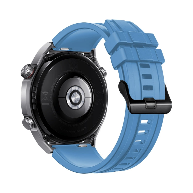 3pcs Longer Style For Huawei Watch Ultimate Silicone Replacement Watch Band(Navy Blue) -  by PMC TechLife | Online Shopping South Africa | PMC TechLife